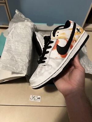 Nike SB Dunk Low Raygun Tie-Dye White BQ6832-101 Neu DS