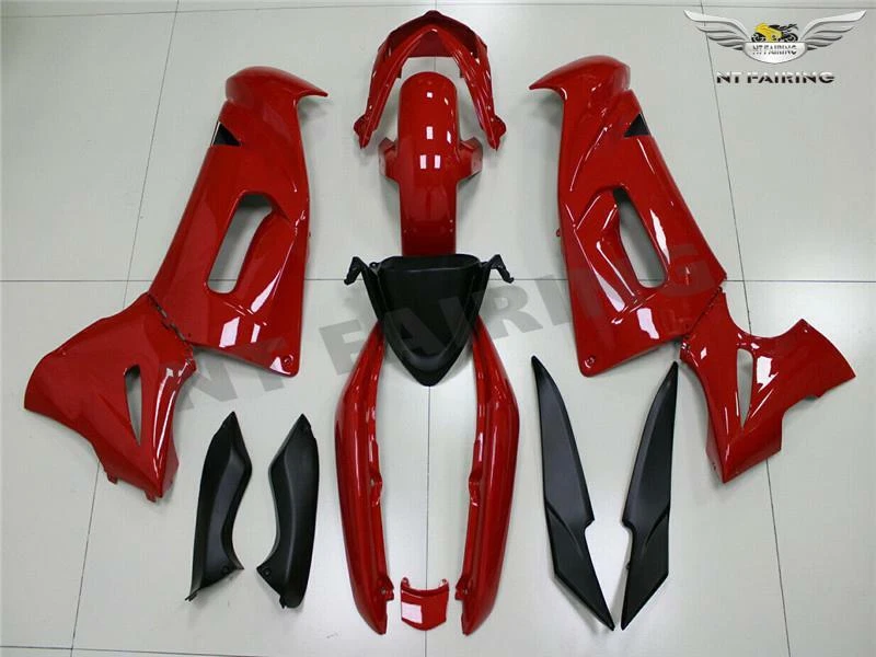Carenado rojo brillante de plástico MS Fit para Kawasaki Ninja 650R 2006-2008 ER6F T009 Foto 3 de 4