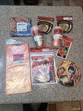  RARE Harry Potter Birthday Party Supplies Lot - Napkins Cups Plates 9 Piece