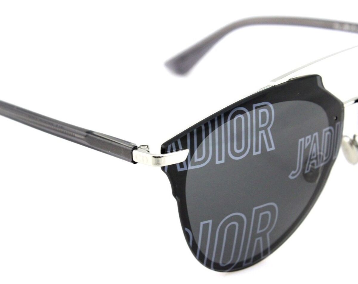 CHRISTIAN DIOR DIORLY 2/J1 YB7VZ 61mm Smoke Gray Half-Rim