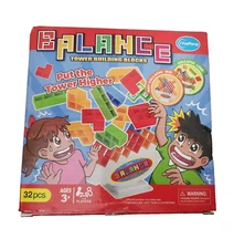 32pc Board Games Tetra Tower Balance Stacking Toys Building Blocks Kids NEW
