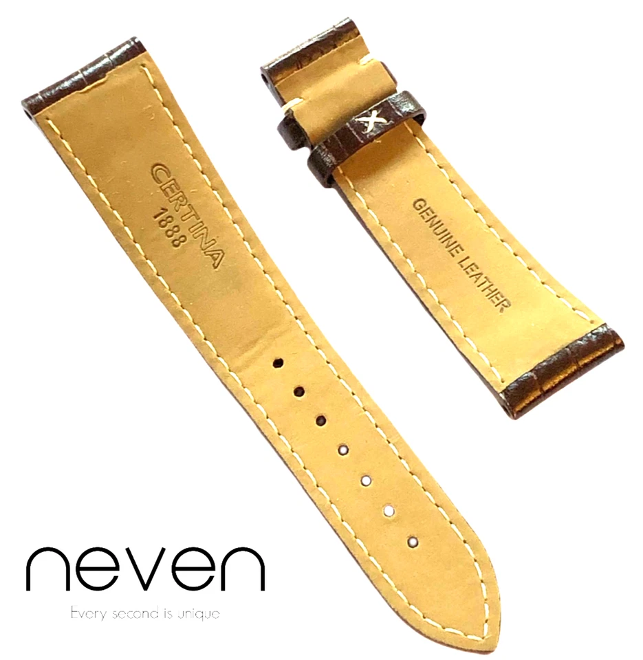 CERTINA 1888 - PULSERA - CUERO GENUINO - MARRÓN - 22X18MM Foto 2 de 2