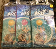 Three 24  Inflatable Glitter Beach Balls - Confetti Pink  Gold Pool Toys