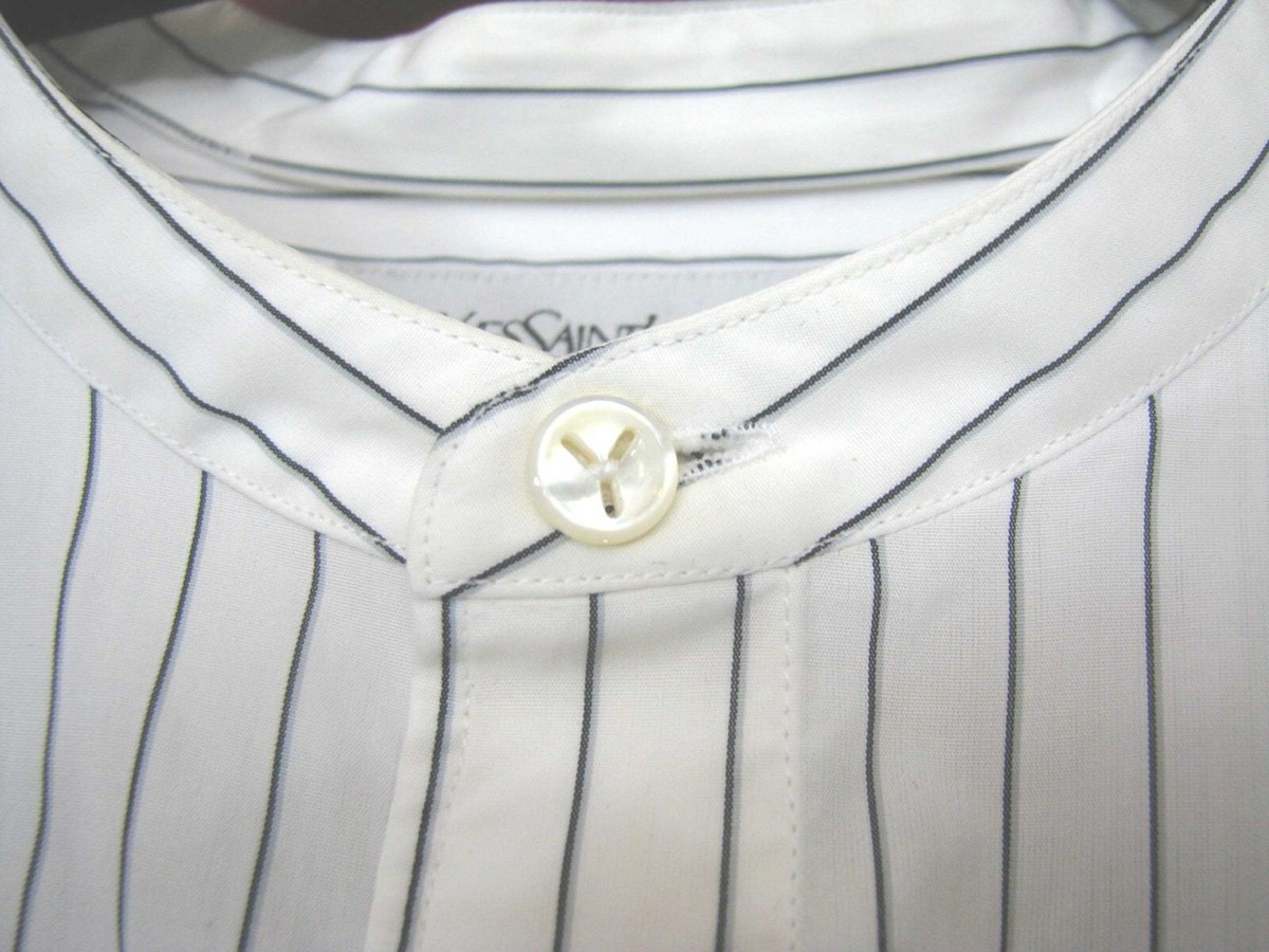 NWT YVES SAINT LAURENT RIVE GAUCHE Dress Shirt 42 16 Italy | eBay