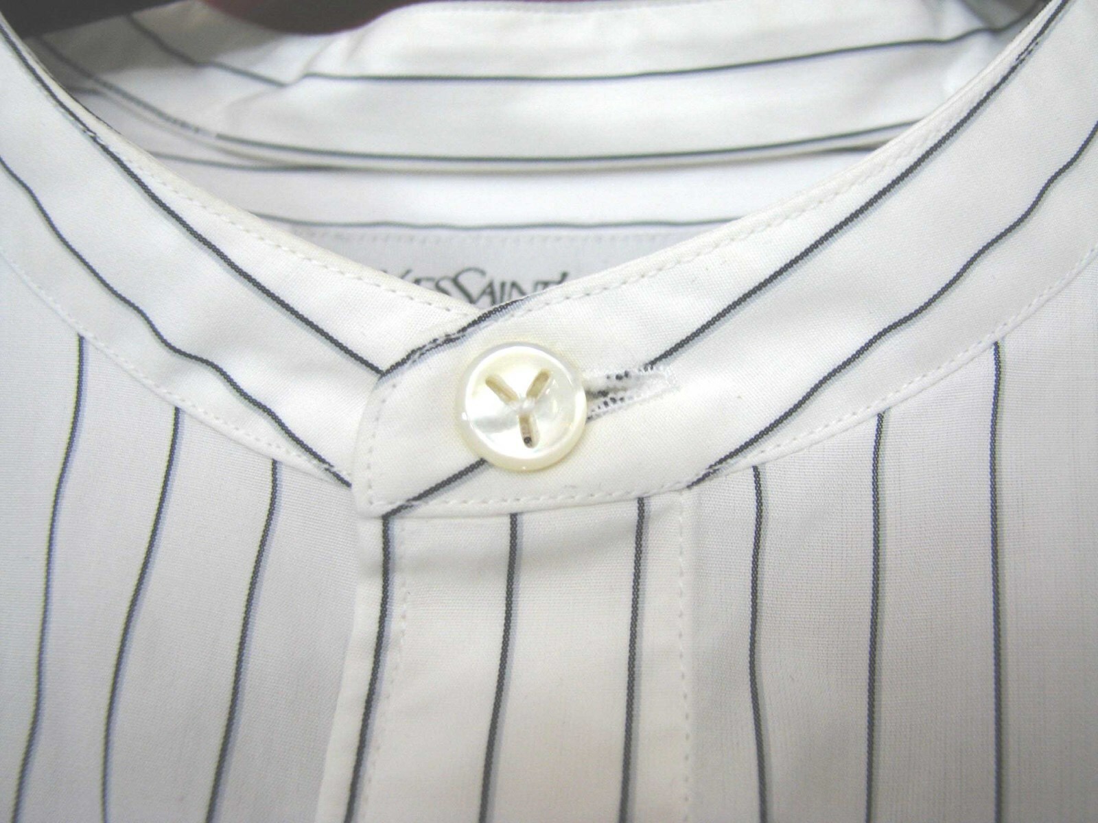 Camicia abito nuova con etichette YVES SAINT LAURENT RIVA SINISTRA 42 16 ITALIA