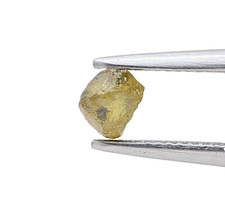 0.38TCW NATURAL ROUGH DIAMOND UNCUT DIAMOND RAW DIAMOND GRAYISH YELLOW DIAMOND
