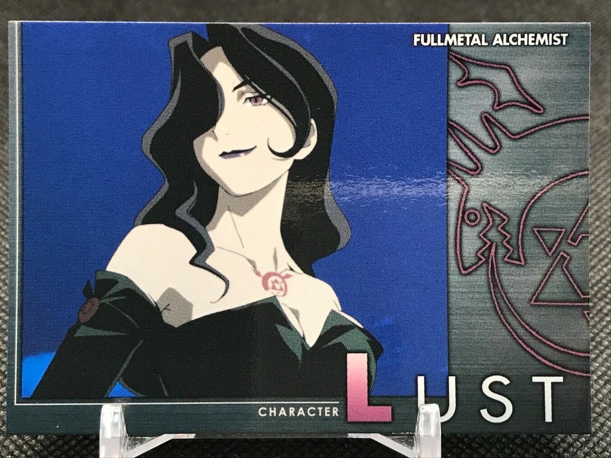 Lust Fullmetal Alchemist Card Square Enix BANDAI 2004 TCG Japan