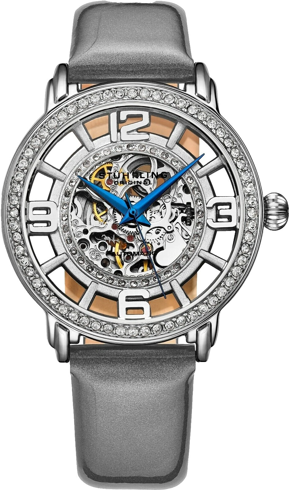 Stührling Silicone Stainless Steel Case Wristwatches