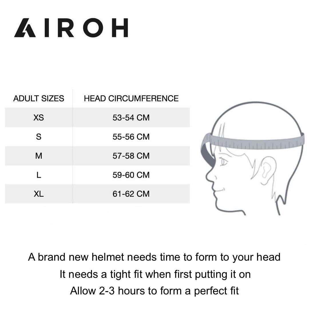 Airoh Aviator Ace 2 MX Helmet Sake - gloss white blue orange | eBay