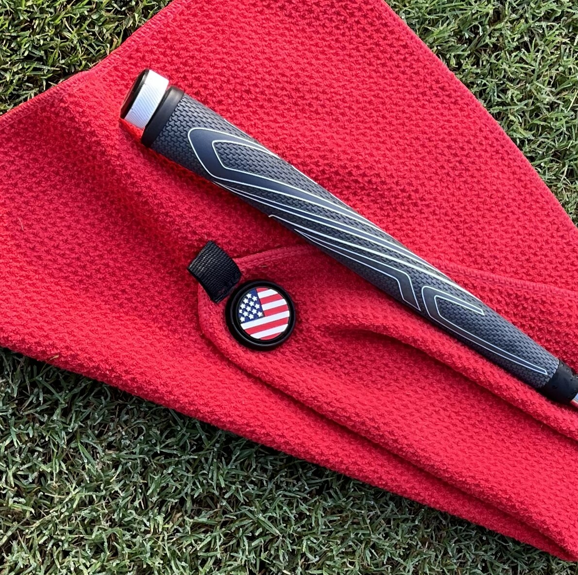 Golf Accessory - Magnetic Golf Towel - USA - Super Absorbent