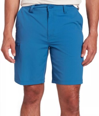 Alpine Design NEW Mens  Canyon Cargo Shorts 9'' Fashion Shorts Blue Sz. 34 Nwt