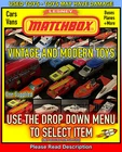 Matchbox Toys Lesney, Superfast Connectables Rolamatics Cars +More (Select Item)