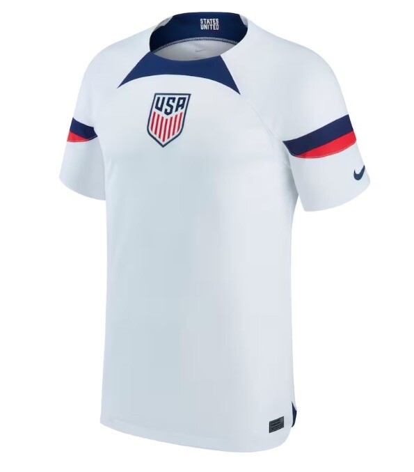 ナイキアメリカ代表ホームシャツМサイズ Nike USMNT Team USA Home Stadium Soccer Jersey White DN0848