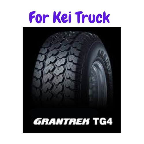 Dunlop GRANTREK TG4 145R12 6PR (x4) Studless Tire Set Kei truck mini - Foto 5 di 7