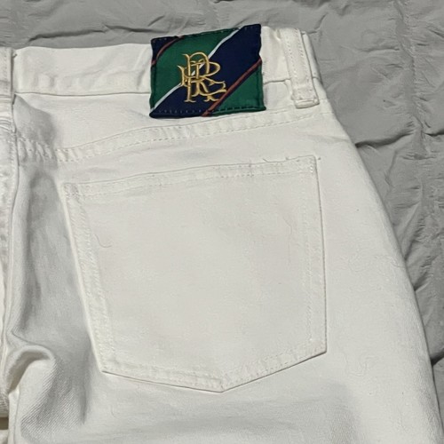 Jeans Ralph Lauren bianco rugby svasato donna taglia 26/33 - Foto 5 di 7