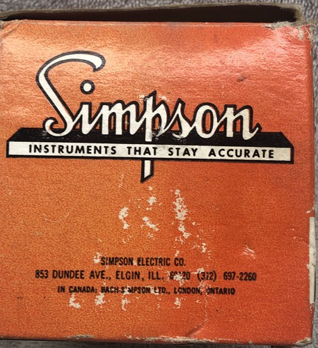 Simpson 0-100 Stroke/Minute Gauge, 25R new (N) - Picture 7 of 7