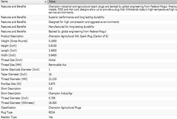Juego de 6 bujías Champion Industrial para 1923 OLDSMOBILE MODELO 30-A Foto 3 de 4