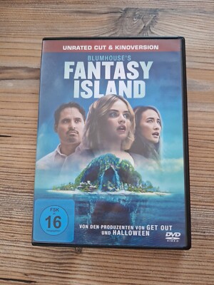Fantasy Island Mytery/Thriller Film DVD Blumhouse's Get Out + Halloween Macher