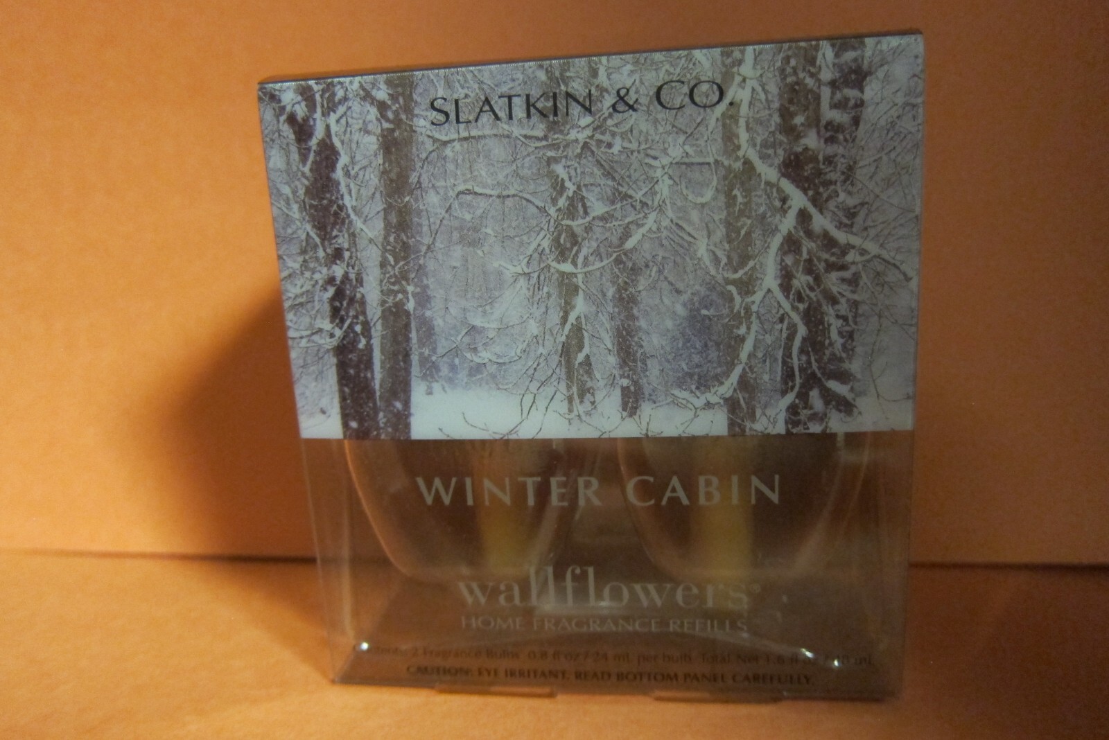 Bath & Body Works Slatkin Winter Cabin Wallflower Fragrance Bulbs 1 Pack of 2