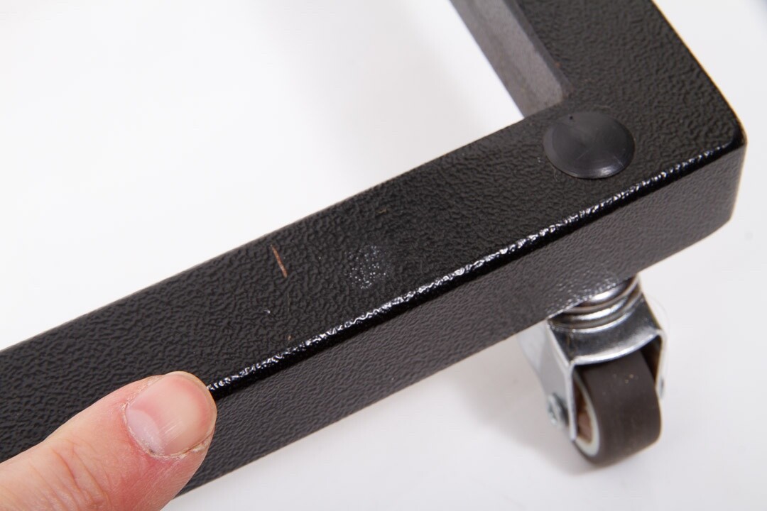 Quad ESL63 speaker stands, with floor spikes and casters eBay