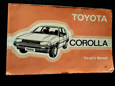 TOYOTA COROLLA OWNERS MANUAL BOOK CAR MANUAL | eBay