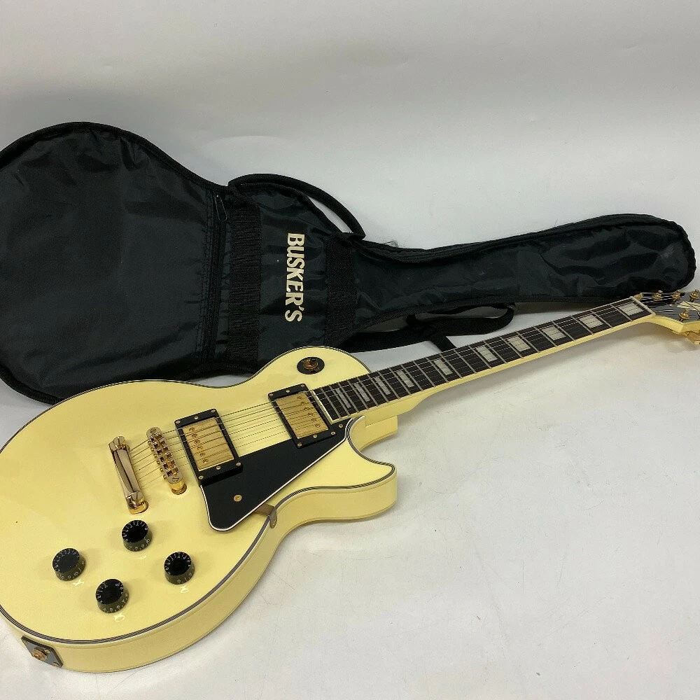 GUITAR BUSKER´S LES PAUL CUSTOM Busker's Les Paul Custom Style Electric Guitar White Gold Hardware