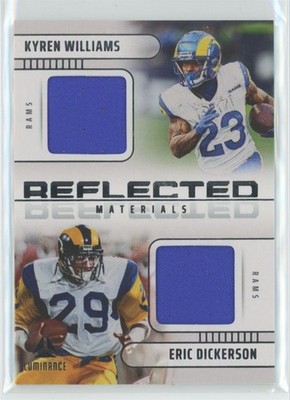 Eric Dickerson / Kyren Williams 2025 Panini Luminance Reflected Materials Jersey