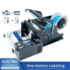  Electric Handiness Round Plastic Glass Varying Size Bottle Jar Labeling Machine