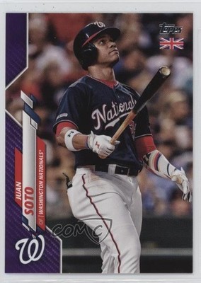 2020 Topps UK Edition Purple 35/50 Juan Soto #150 1s07
