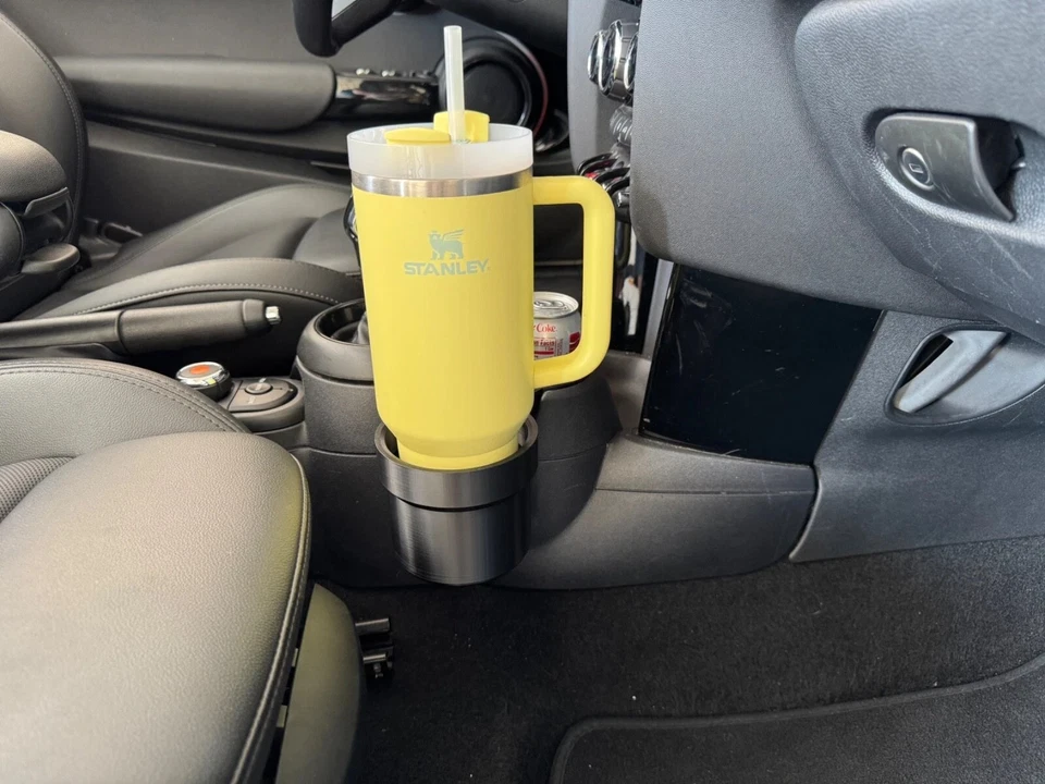 迷你 Cooper 杯架扩展器第 3 代 F55 F56 F57 2014–2024 ABS 3 — 第 3/4 张图片
