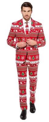 Winterwunderland OppoSuits Herren Kostüm Anzug: 46