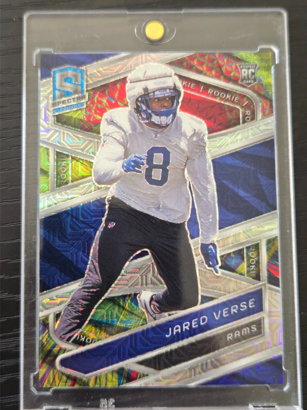 2024 Panini Spectra - Rookies Jared Verse #163 Meta Prizm /25 (RC)