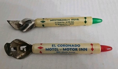 Vintage Mediterranean Motel & El Coronado Motel Wildwood NJ Bottle Can Openers