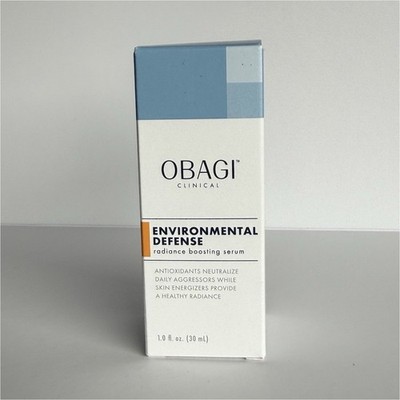Obagi Clinical Environmental Defense Radiance Boosting Serum Moisturizer 1oz