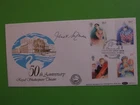 BENHAM FDC 1982 BRITISH THEATRE SIGNED ACTRESS JANET SUZMAN