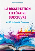 La Dissertation LittéRaire Sur Oeuvre Cpge, Université, Concours Ostrowiecki-Bah