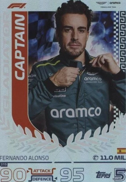 2024 Topps F1 Turbo Attax - Fernando Alonso #319