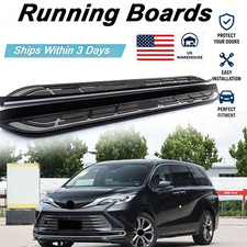Us Stock Running Board Side Step Pedal Nerf Bar Fit For Toyota Sienna 2021-2026 Us Stock Running Board Side Step Pedal Nerf Bar Fit For Toyota Sienna 2021-2026