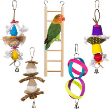 Bells  Bites 5 Piece Bird Toy Bundle