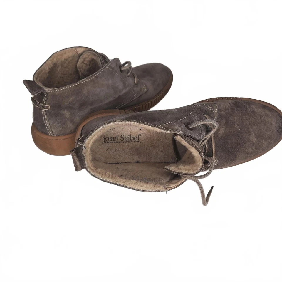 Josef Seibel Maren 2 Suede Lace-Up Boots Women's  Size 42 - Image 4 of 4