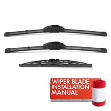 3Pcs 17 & 16 & 11 Windshield Wiper Blades for...