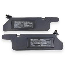 1995-1999 Toyota Avalon Driver & Passenger Side Sun Visor Pair Dark Blue/Gray