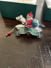 Hallmark 1991 Limited Edition Galloping into Christmas Pressed Tin Ornament — photo 1