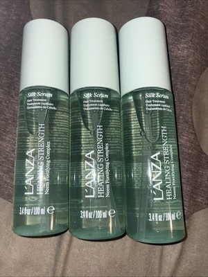LANZA Silk Serum Healing Strength Neem Fortifying Complex 3.4 oz , Lot Of 3