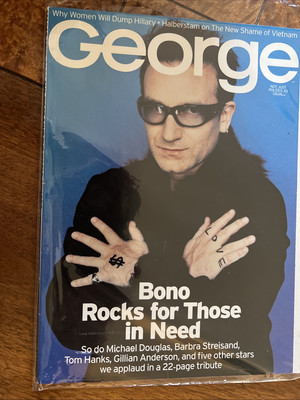 George Magazine 2000 Vintage GEORGE MAGAZINE -BONO, April 2000 | eBay