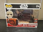 Funko Pop! Rides Star Wars Rey with Speeder #174 2017 Galactic Convention Excl