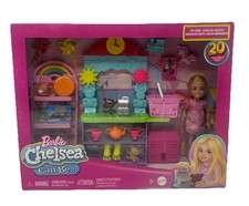 Barbie Chelsea Can Be... Toy Store Playset with Doll  accessories.
