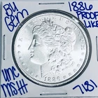1886 BU UNCIRCULATED MORGAN SILVER DOLLAR AUTHENTIC U.S. MINT FREE SHIPPING 7181