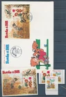 XE69523 France 2002 Boule & Bill FDC comics cartoons fine lot mixed