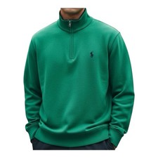 Polo Ralph Lauren Long Sleeve Pullover Jumper Sweater Green Men's Size L 14-16 
